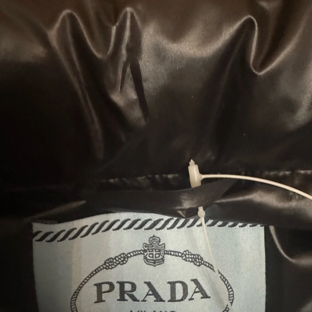 Prada Black Jacket with Silver Zipper - Picture 5 of 6